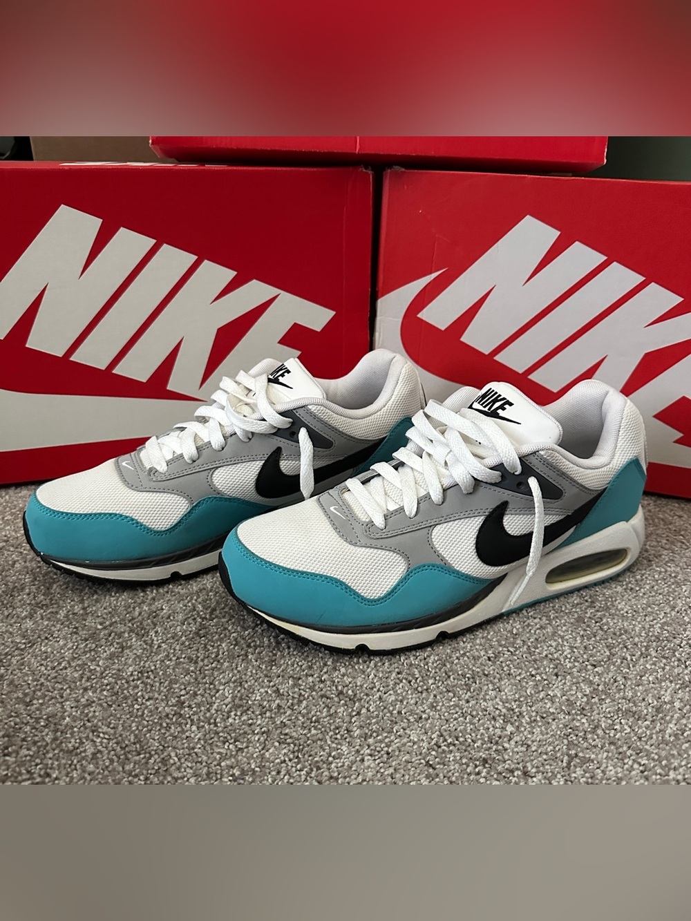 Nike Wmns Air Max Correlate 'White Turquoise Blue' (2011) (W11/M9.5)